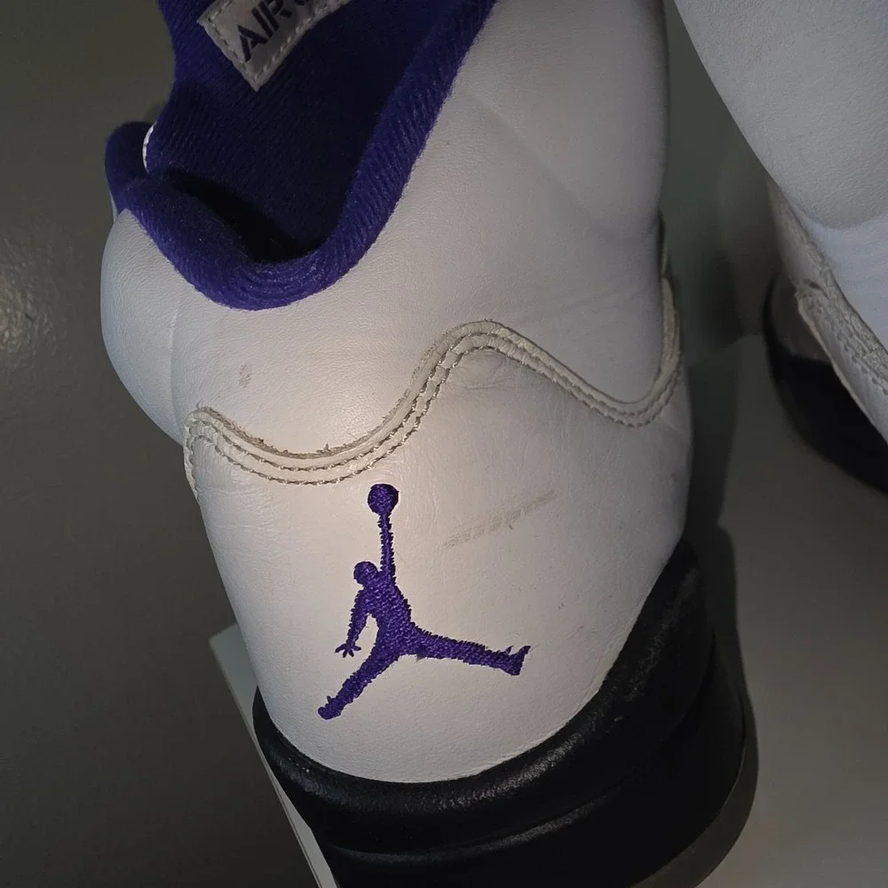 Nike Air Jordan 5 Retro‎ Dark Concord White Purple DD0587-141 Men's 7.5